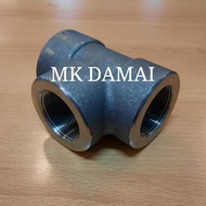 Tee Besi Class 3000 Npt 1/2" Tee 3000 Carbon Steel Best Quality