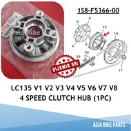 Yamaha LC135 V1 V2 V3 V4 V5 V6 V7 V8 4 Speed Clutch Hub Sprocket Rumah Sproket - 1S8-F5366-00