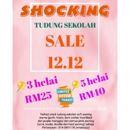 SHOCKING SALE TUDUNG SEKOLAH 12.12