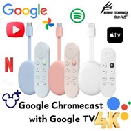Google - Chromecast with Google TV 4K 串流播放裝置