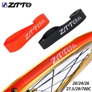 ZTTO เทปขอบล้อจักรยานเสือหมอบ2ชิ้นแผ่นขอบพีวีซีแบบพรีเมี่ยมสำหรับล้อจักรยานพับได้20 24 26 27.5 29นิ้วขอบ700C ล้อจักรยานเสือหมอบ