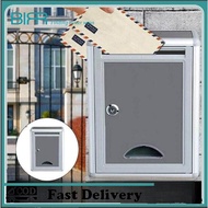 Blesiya Letter Mailbox Outdoor Post Box with Waterproof Lockable Durable Wall Mounted Letter Box Pos