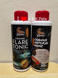 (1 SETs) Ubat Kesihatan Channa Snakehead Channa NATURAL HOME 200ml + Channa FLARE TONIC 200ml 雷龙之宝