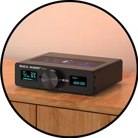 SUCA AUDIO DAC-Q11 Q11 PRO Dual-Core ES9038 + AK4493 Digital DSD Audio HiFi High-End Lossless DAC De