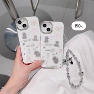 Phone Case With Hand Strap Dog Earphone +