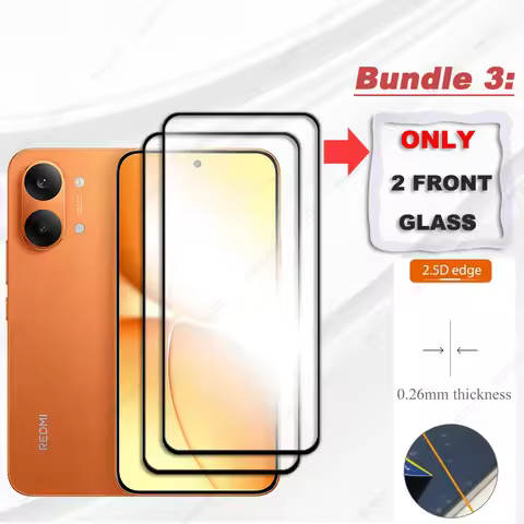 For Xiaomi Redmi Turbo 5 Max Glass Protective Film For Redmi Turbo 5 Max 5G Black Edge Screen Protec