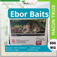 Racun Tikus EBOR BAITS 50G 1KG