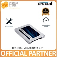 CRUCIAL MX500 SATA 2.5” 250GB/500GB/1TB/2TB. 5 Years Local Warranty. CRUCIAL Official Partner