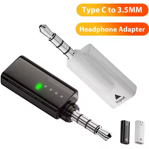 Type C to 3.5mm Headphone Adapter USB-C Female to 3.5 Jack Male Audio Cable for iPhone 15 16 17 Sams