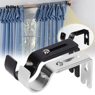 FKILLAONE Curtain Rod Brackets, Hanger for 1 Inch Rod Hardware Curtain Rod Holder,  Metal Adjustable Home Drapery Rod Holders for Wall