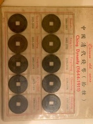 中國清代錢幣(未開）