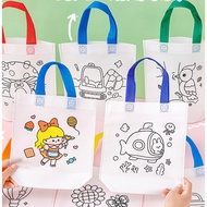 Children's Coloring Bag Handbag Coloring DIY Totebag Painting Children's Painting bag/