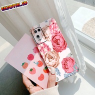 Oppo A54 Case- Exotic.id - OPPO A54 Casing - FLOWER Case - Cellphone Skin - OPPO A54 Silicone - Cell