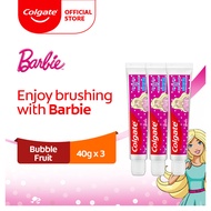 [Bundle of 3] Colgate Kids Barbie Toothpaste 40g