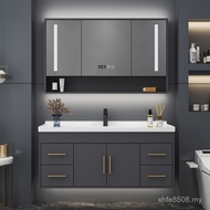 Bathroom Cabinet Combination Combination Light Luxury Hand Wash Basin Bathroom Cabinet Toilet Smart 