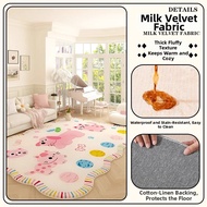 Dopamine Irregular Pink Love Heart Carpet