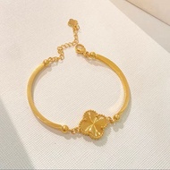 gelang gelang tangan perempuan 2106 Clover High Fixed Bracelet