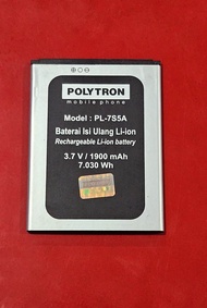 BATERAI HP ANDROID POLYTRON W7550 ORIGINAL KODE PL-7S5A