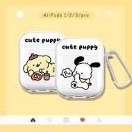 Cute Pochacco Suitable for Airpods 1/2 case Airpod Pro cartoon headset casing For Airpod 3 Casing