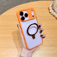 NEW Suitable for Apple 17 Phone Case R2 Matte Skin Feel+Flat Bracket+Pcs Magnetic Case+Lens Film Sui