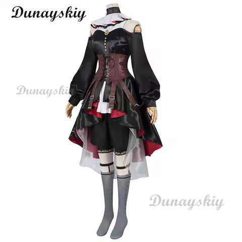 BanG Dream Ave Mujica Misumi Uika Cosplay Costume Wig Doloris Coat Trousers Earrings Socks Props Wom