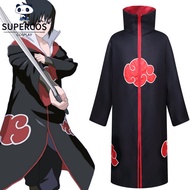 Anime Naruto Akatsuki Cloak Cosplay Robe Costume Jacket Coat Halloween Outfit