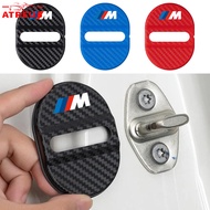 4Pcs BMW M Car Door Lock Protection Cover Anti Scratch Door Lock Shock Absorber Decoration Accessori