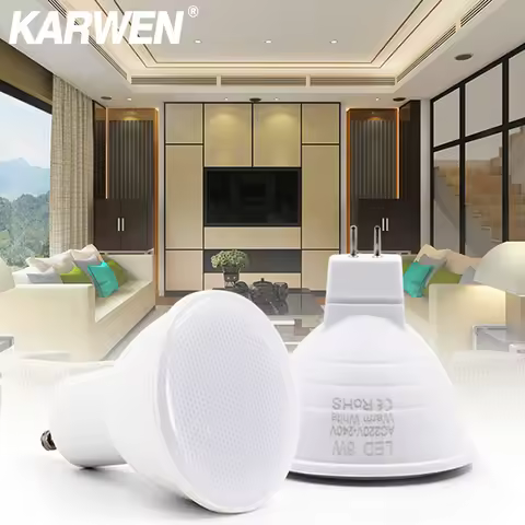 KARWEN Bombillas LED Lamp GU10 MR16 220V LED spotlight 3W 6W LED Downlight ceiling light Lampara LED
