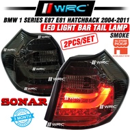 Sonar BMW 1 Series E87 E81 Hatchback 2004 - 2011 Led Light Bar Tail Lamp ( Smoke )