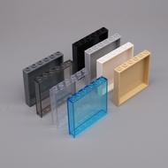 Domestic Building Blocks Small Particles moc 59349 Parts 1x6x5 Wall Board Transparent Glass Window A