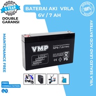 Ups Battery 6V 7AH 7 AH VMP VRLA UPS APC ICA Dry Battery Battery