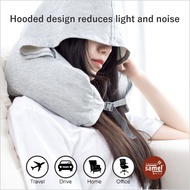 Travel Pillow with Hood Airplane Pillow Hoodie Pillow