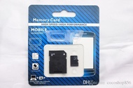 DHL 64GB Class 10 Micro SD TF Memory Card with Adapter Retail Package Flash SD Cards NEW 80pcs