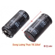 Capacitor 820uf 450V Size 25x50 mm