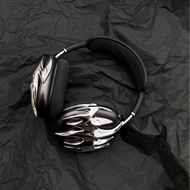 {3D Printing} Silver Hot Big Flame-Airpods Max Earphone Case Decoration Plating casetify Protective