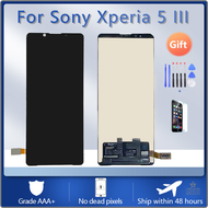 [Op008] 6.1 "สำหรับ SONY Xperia 5 III จอแสดงผล LCD XQBQ62/G XQBQ52G XQBQ52B XQ-BQ72หน้าจอสัมผัสกรอบจ