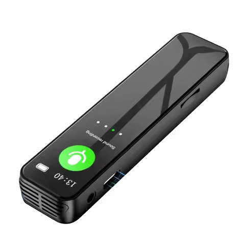 128GB Voice Activated Recorder MP3 Player 1536kbps Digital Voice Recorder Long Time Audio Recording 