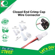 10pcs Closed End Crimp Cap Wire Connector/Wire Terminal