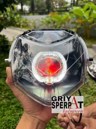 LAMPU DEPAN REVO 110 LAMA LANCIP BILED MINI