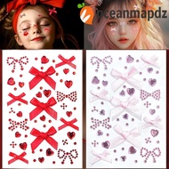OCEANMAPDZ Face Temporary Tattoos, Makeup Sticker Rhinestone 3D Crystal Face Sticker, Stage Makeup B