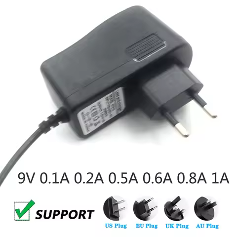 9V 0.1A 0.2A 0.5A 0.6A 0.8A 1A Speaker Audio 9V 100MA 200MA 500MA 600MA 800MA 1000MA Power Adapter C