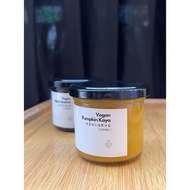 Homemade pumpkin kaya spread vegan spread toast spread jam sauce