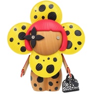 全新未使用路易威登 Vivienne Infinity Dots 手袋，飾以草間彌生 Monogram 花卉圖案，GI0892 黃色黑色木質皮革 LV 1192 [二手]LOUIS VUITTON