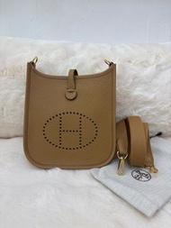 Hermes Mini Evelyne餅乾金
