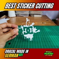DC 2 STICKERS TRANSPARENT CUSTOM CUTTING STICKERS