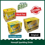 HoneyB Sparkling Honey Drink (6x250ml) - [REAL HONEY] [BLACK TEA] [PINEAPPLE] 100% NATURAL AUSTRALIA