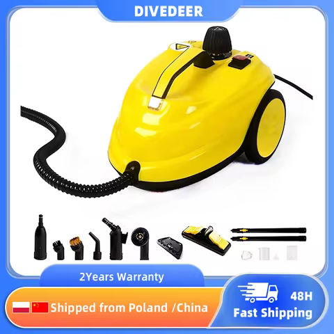 DIVEDEER Steam Cleaner Handheld Multifunctional High Temperature Sterilization & Disinfection Car In