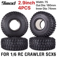 Austar RC Tires Foam Insert Wheels Tyre for Axial SCX6 AXI05000 JLU Wrangler 1/6th RC Crawler Car 2.