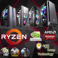 Custom Made Budget Gaming PC Desktop / Ryzen 3100 3500X 3600 RX560 RX570 RX580 GTX750TI GT1030 GTX16