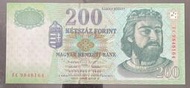 UNC全新 P-178 匈牙利1998年200福林 歐洲紙幣 FC 9848164#紙幣#硬幣#外幣# 凱隆世界錢